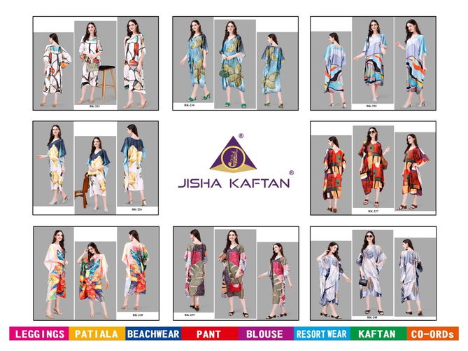 Jelite Jisha Rayon Kaftans Vol 5 Catalog
